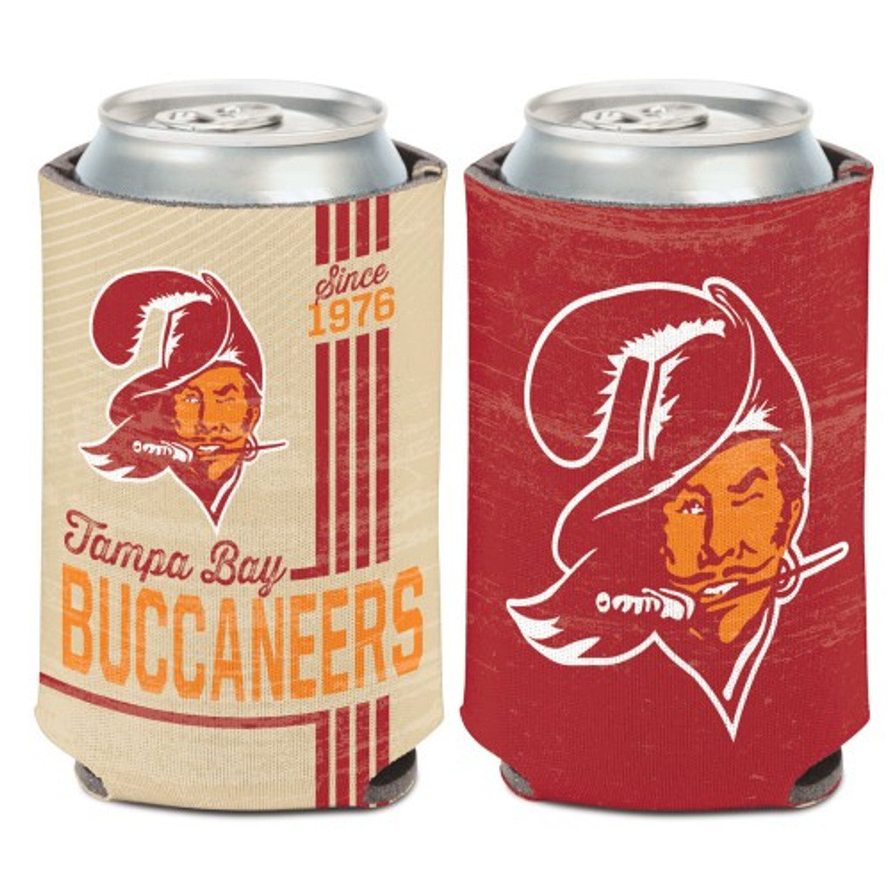 Tampa Bay Buccaneers Can Cooler Vintage Design Special Order - Sports Collectibles, Sports Memorabilia, Sports Fan Shop, Sports Gifts