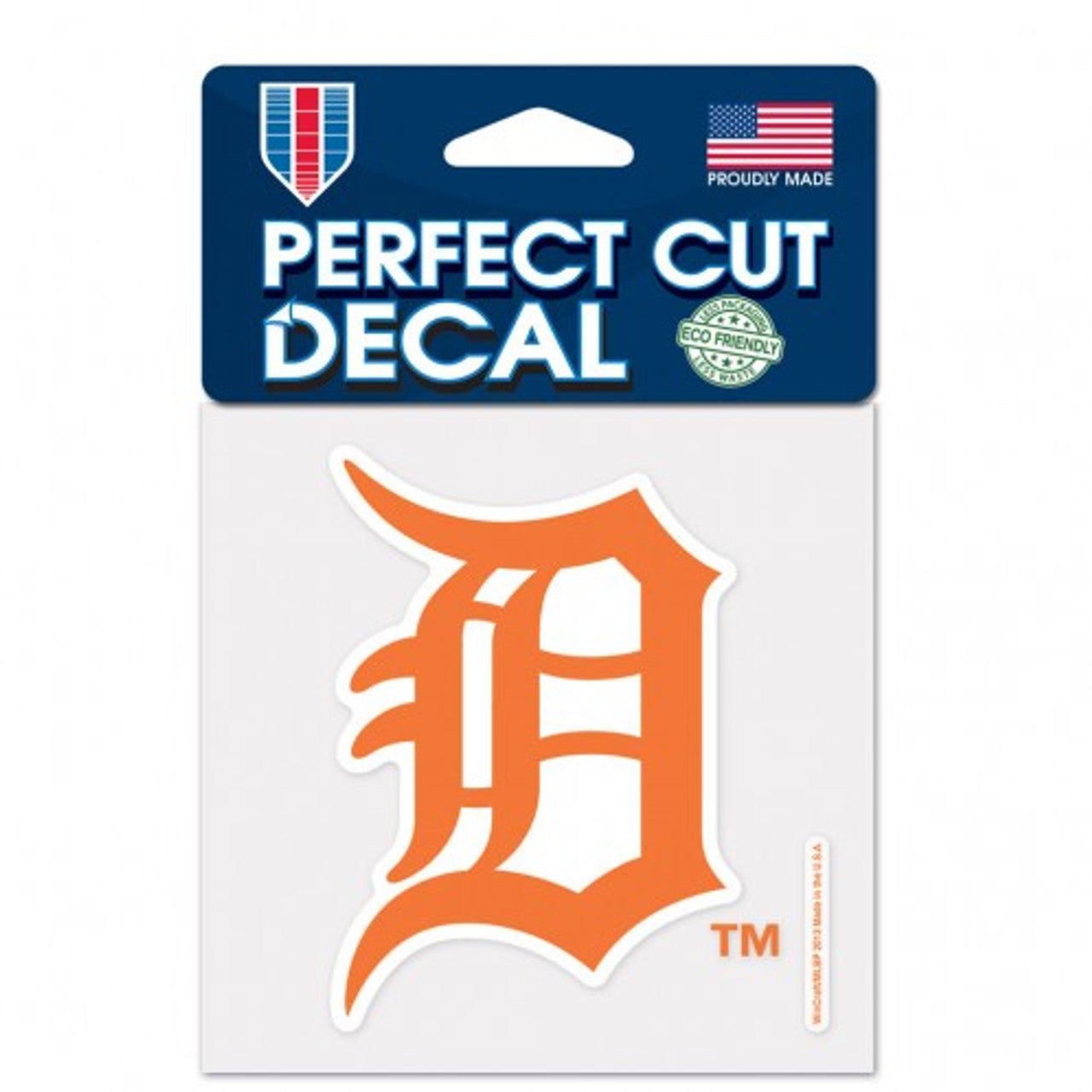 Detroit Tigers Decal 4x4 Perfect Cut Orange - Sports Collectibles, Sports Memorabilia, Sports Fan Shop, Sports Gifts