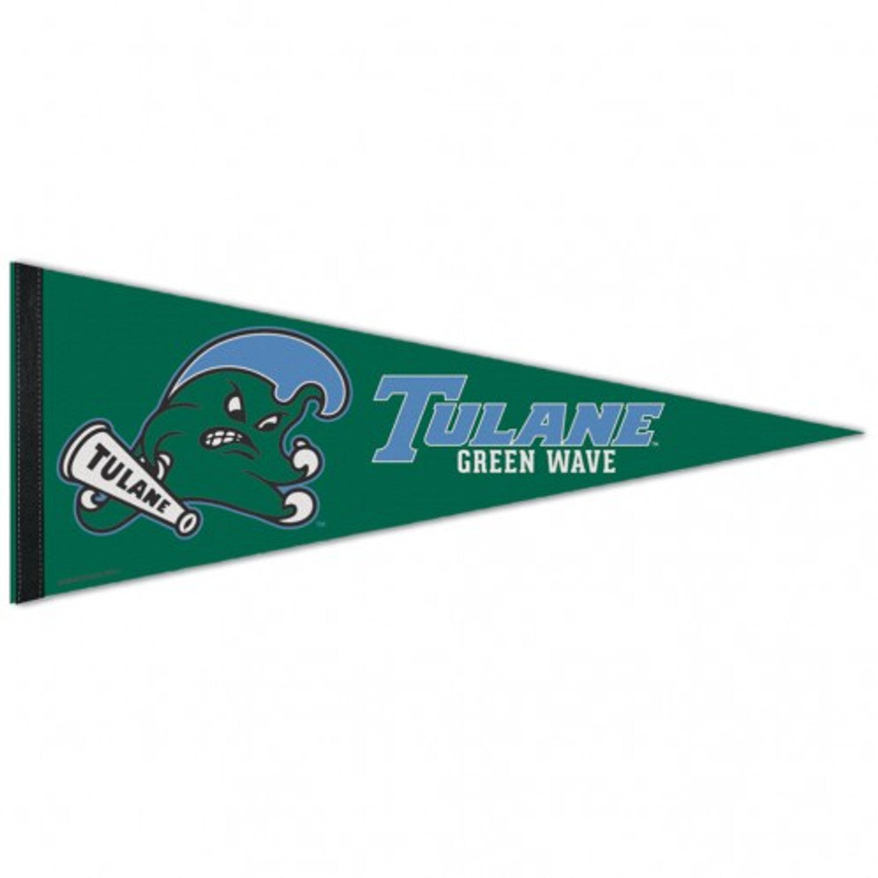 Tulane Green Wave Pennant 12x30 Premium Style - Sports Collectibles, Sports Memorabilia, Sports Fan Shop, Sports Gifts