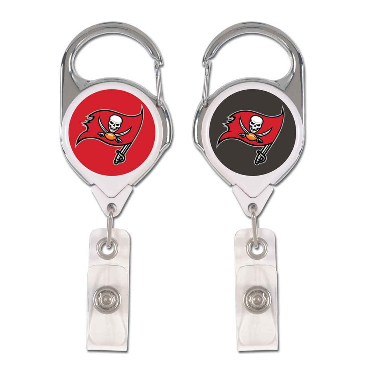 Tampa Bay Buccaneers Badge Holder Premium Retractable - Sports Collectibles, Sports Memorabilia, Sports Fan Shop, Sports Gifts