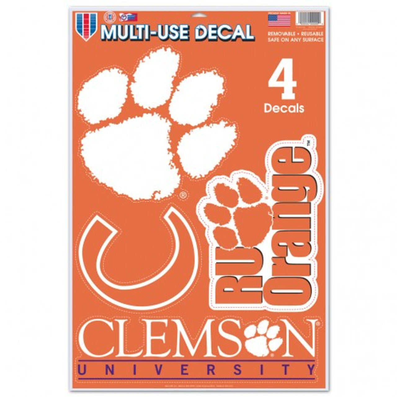 Clemson Tigers Decal 11x17 Ultra - Sports Collectibles, Sports Memorabilia, Sports Fan Shop, Sports Gifts