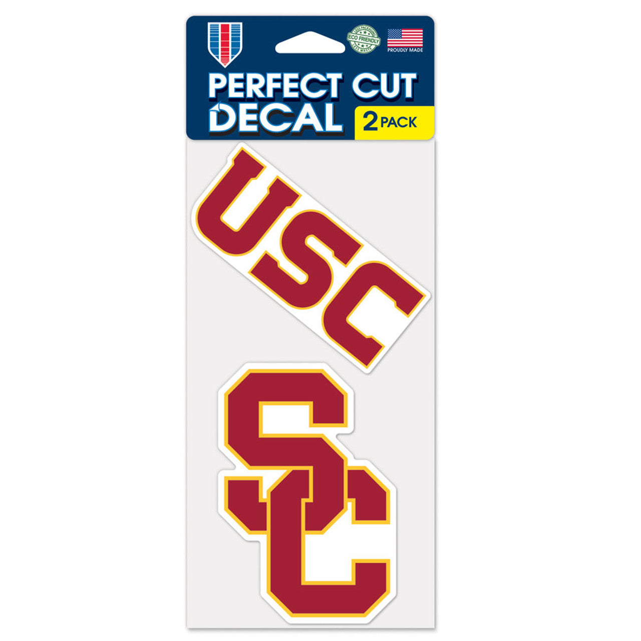 USC Trojans Decal Die Cut Set of 2 - Sports Collectibles, Sports Memorabilia, Sports Fan Shop, Sports Gifts