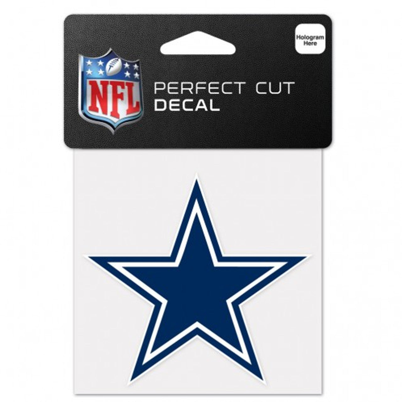 Dallas Cowboys Decal 4x4 Perfect Cut Color - Sports Collectibles, Sports Memorabilia, Sports Fan Shop, Sports Gifts