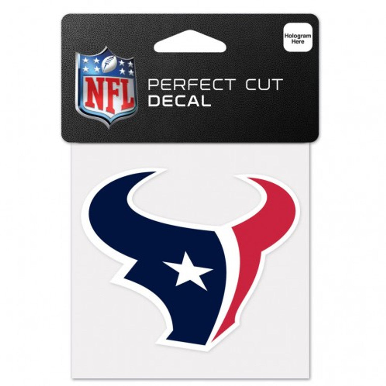 Houston Texans Decal 4x4 Perfect Cut Color - Sports Collectibles, Sports Memorabilia, Sports Fan Shop, Sports Gifts