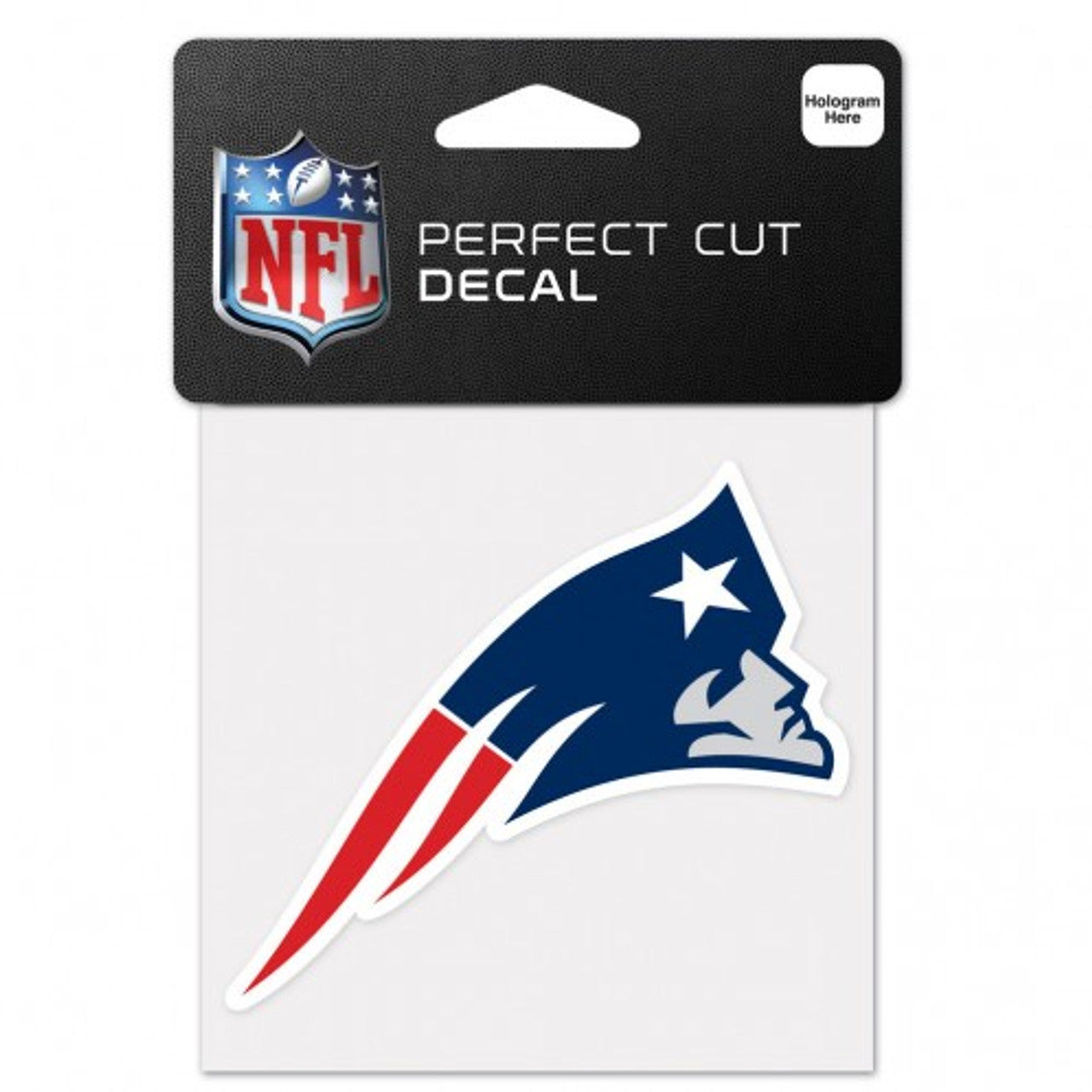 New England Patriots Decal 4x4 Perfect Cut Color - Sports Collectibles, Sports Memorabilia, Sports Fan Shop, Sports Gifts