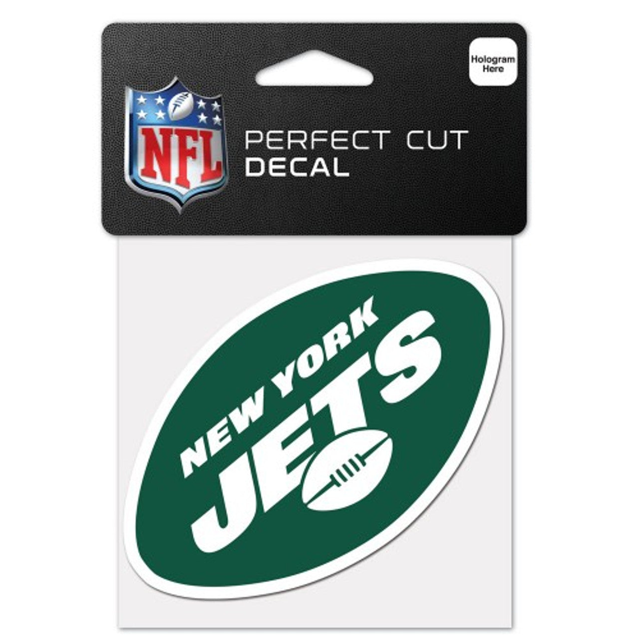 New York Jets Decal 4x4 Perfect Cut Color - Sports Collectibles, Sports Memorabilia, Sports Fan Shop, Sports Gifts