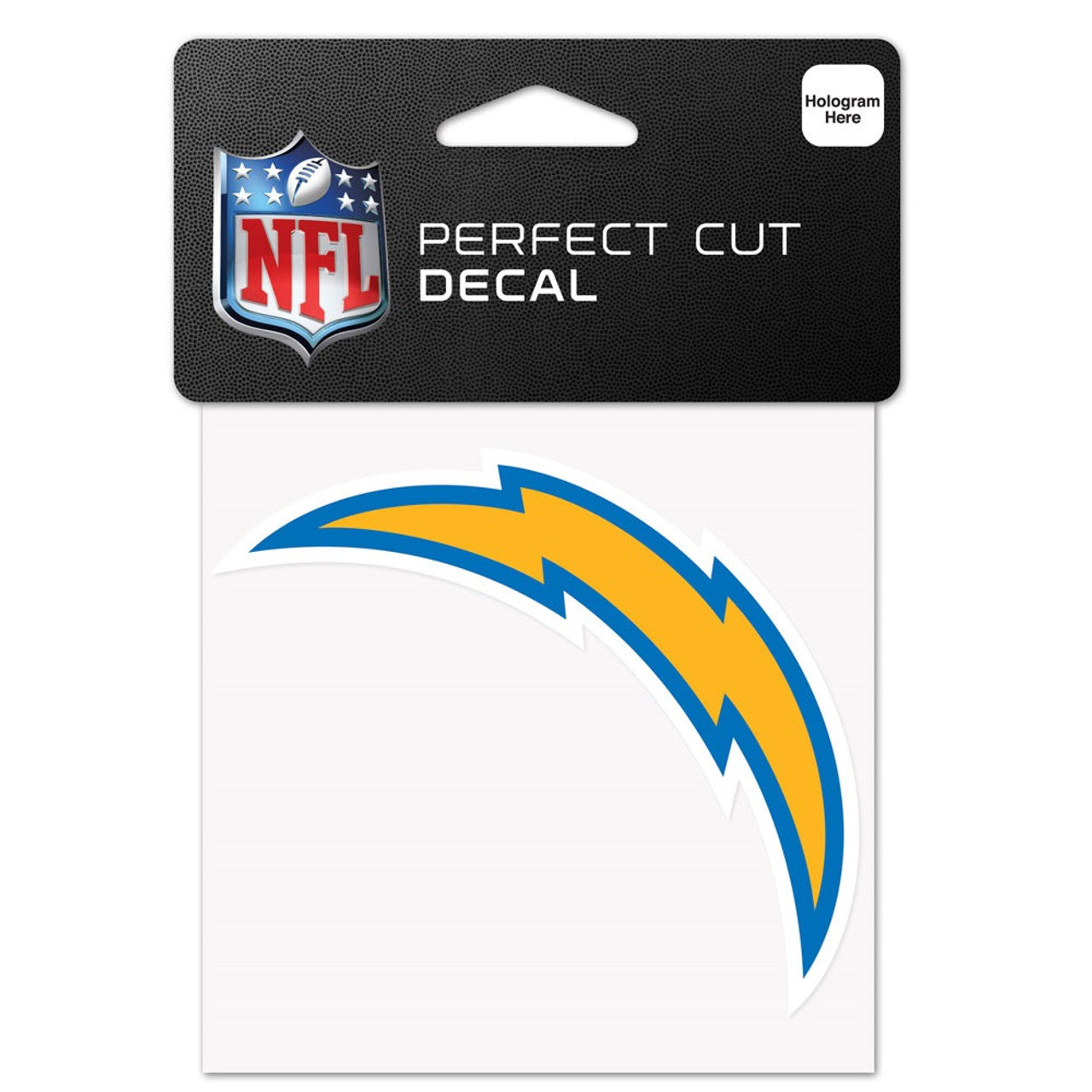 Los Angeles Chargers Decal 4x4 Perfect Cut Color - Sports Collectibles, Sports Memorabilia, Sports Fan Shop, Sports Gifts