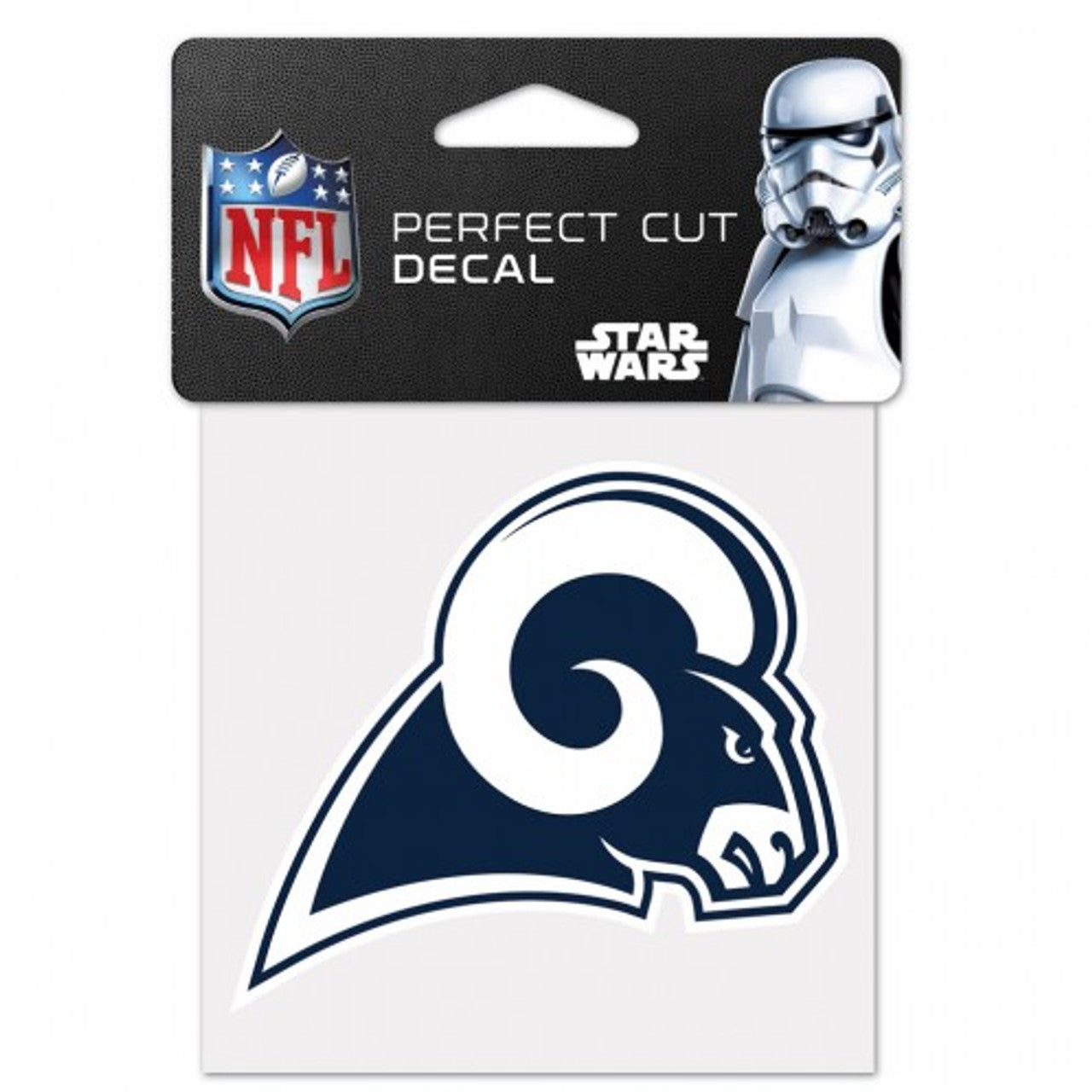Los Angeles Rams Decal 4x4 Perfect Cut Color - Special Order - Sports Collectibles, Sports Memorabilia, Sports Fan Shop, Sports Gifts
