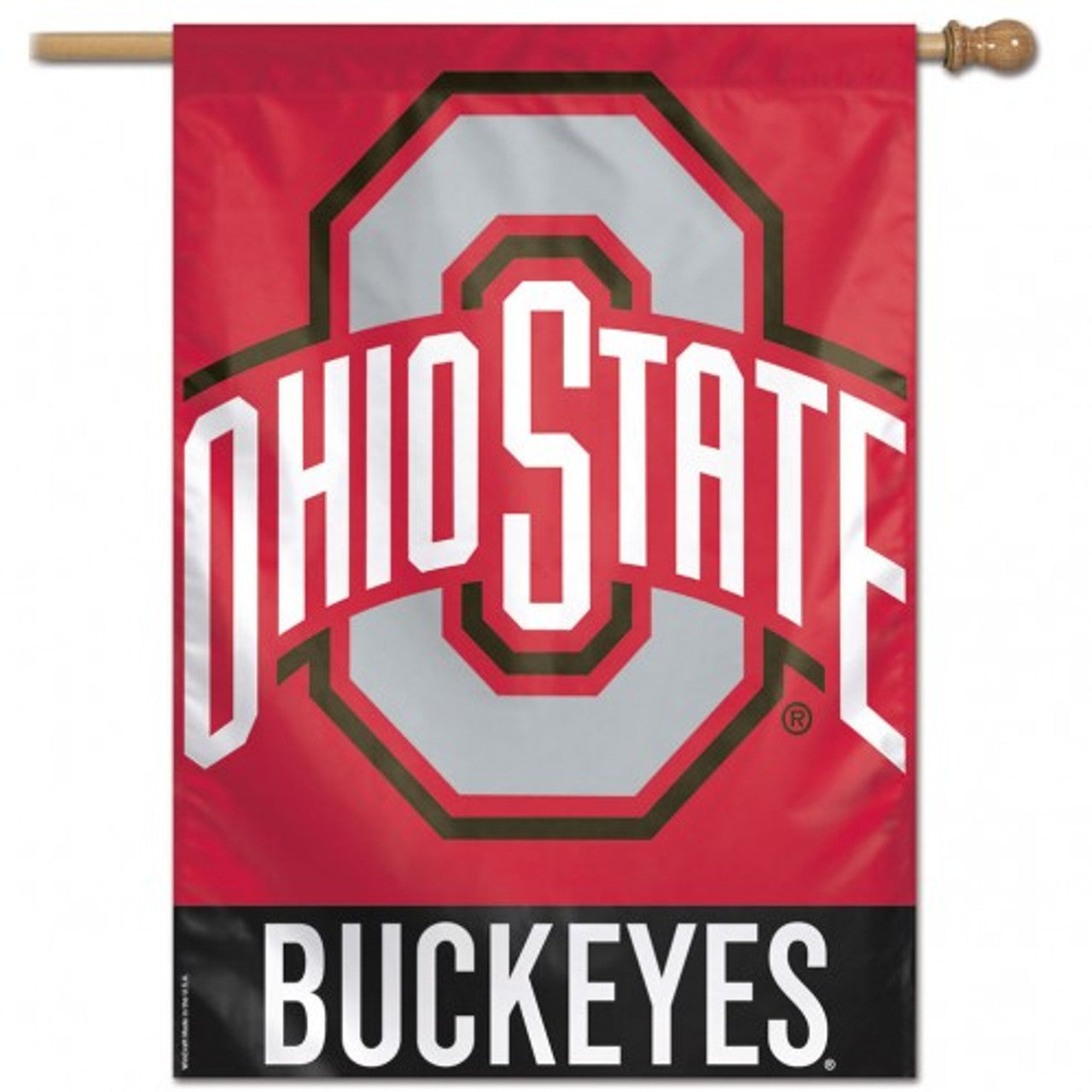 Ohio State Buckeyes Banner 28x40 Vertical - Sports Collectibles, Sports Memorabilia, Sports Fan Shop, Sports Gifts