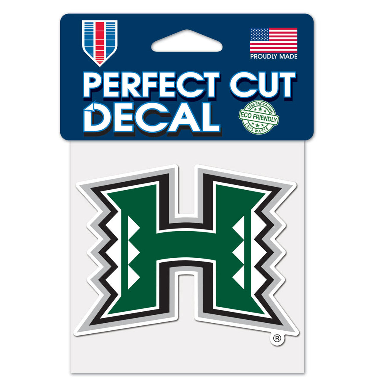 Hawaii Warriors Decal 4x4 Perfect Cut Color - Sports Collectibles, Sports Memorabilia, Sports Fan Shop, Sports Gifts