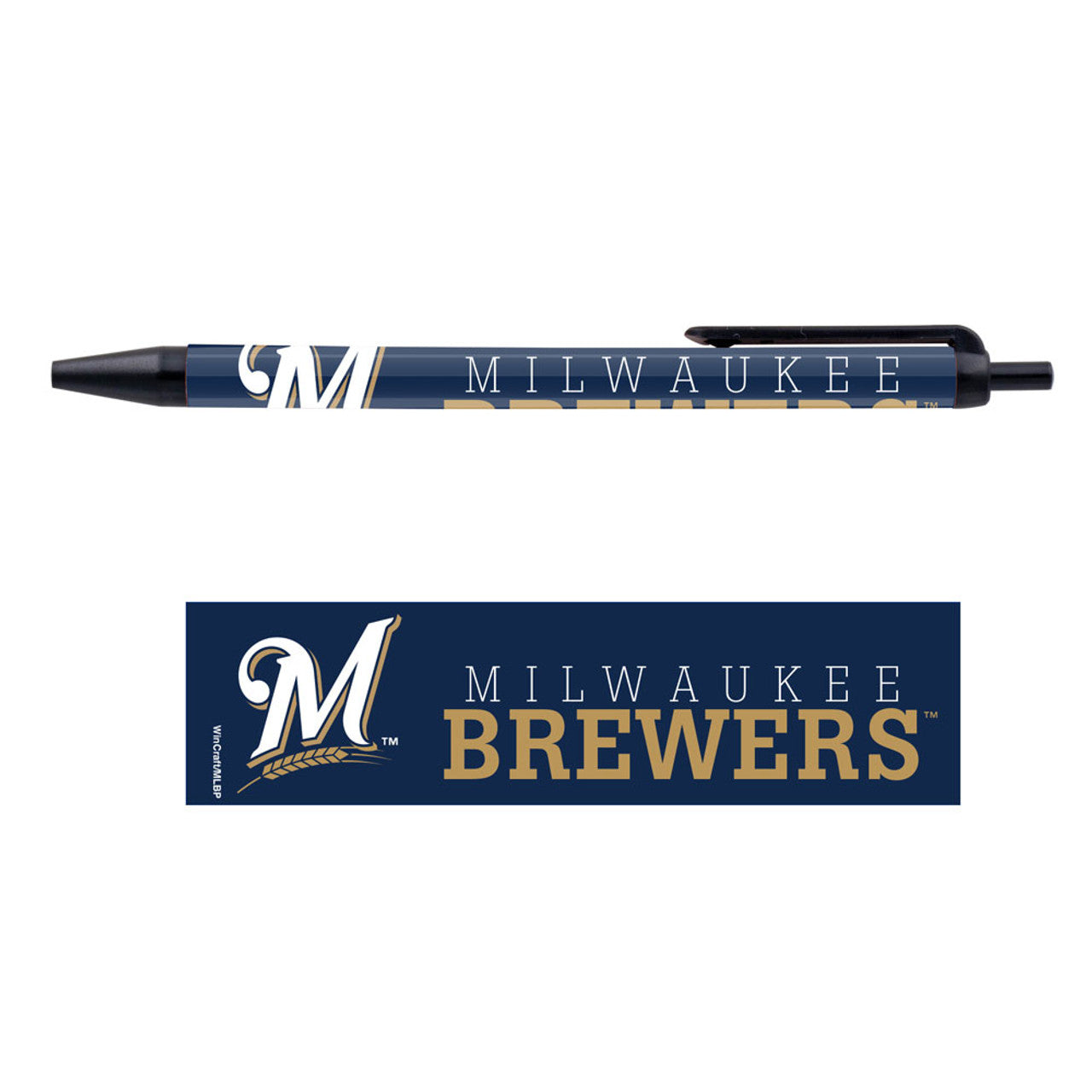 Milwaukee Brewers Pens 5 Pack - Sports Collectibles, Sports Memorabilia, Sports Fan Shop, Sports Gifts