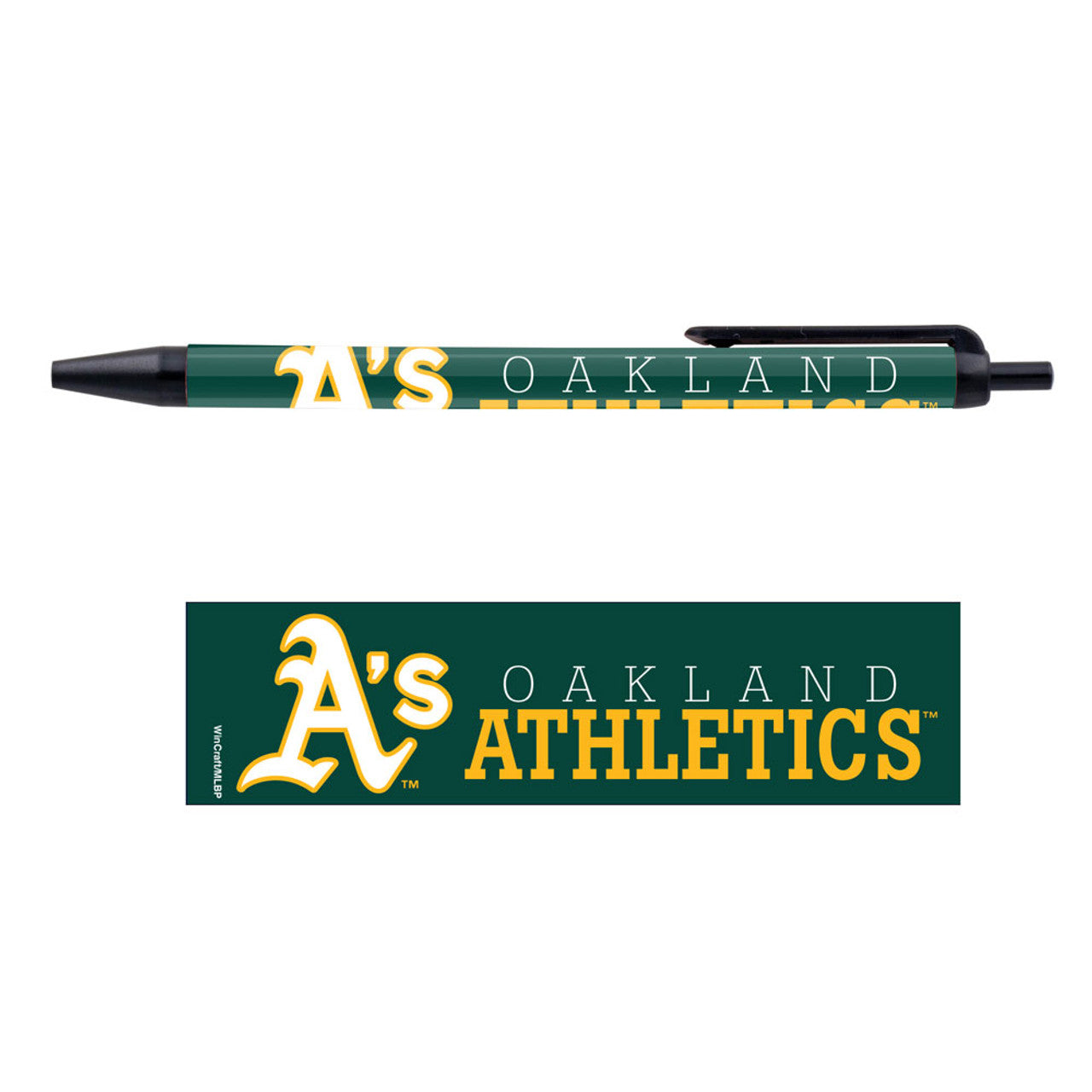 Oakland Athletics Pens 5 Pack - Sports Collectibles, Sports Memorabilia, Sports Fan Shop, Sports Gifts