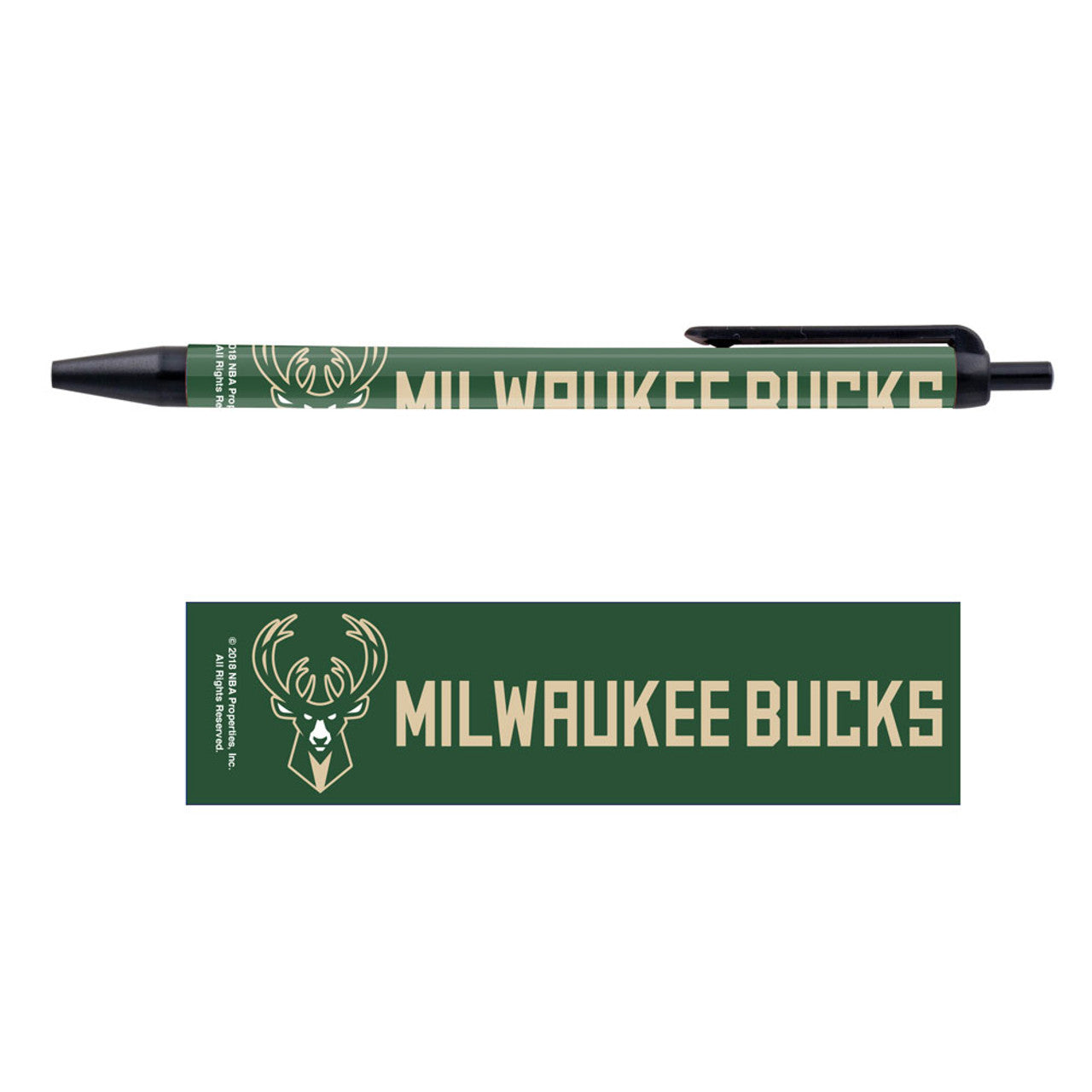 Milwaukee Bucks Pens 5 Pack - Sports Collectibles, Sports Memorabilia, Sports Fan Shop, Sports Gifts