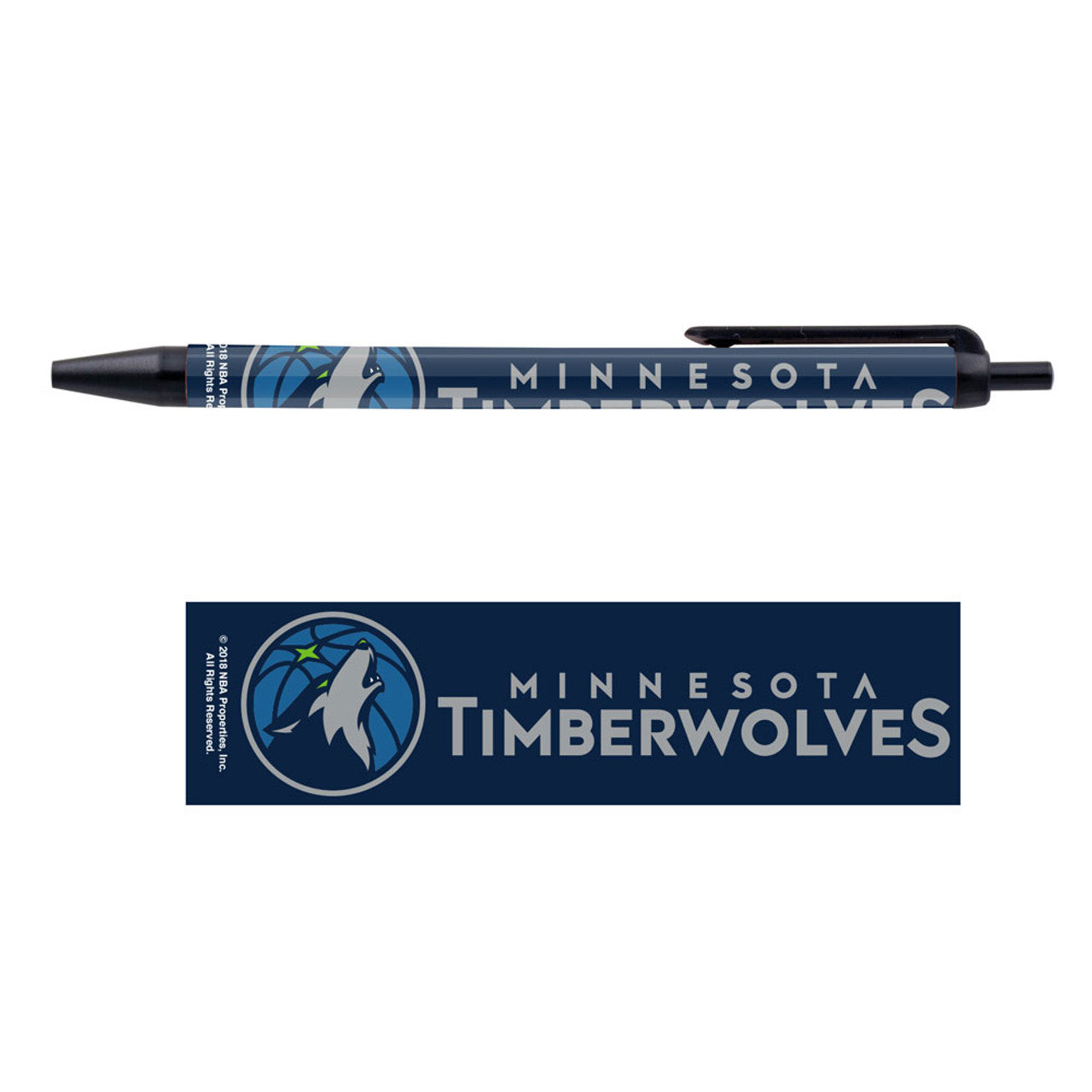 Minnesota Timberwolves Pens 5 Pack - Sports Collectibles, Sports Memorabilia, Sports Fan Shop, Sports Gifts