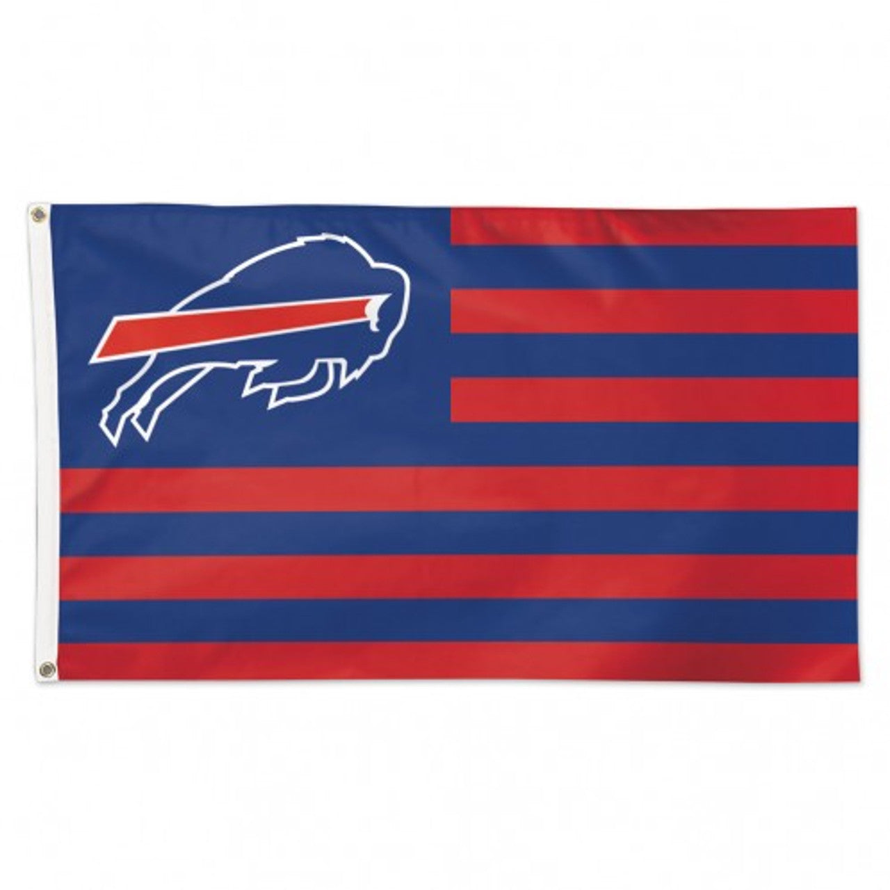Buffalo Bills Flag 3x5 Deluxe Americana Design - Sports Collectibles, Sports Memorabilia, Sports Fan Shop, Sports Gifts