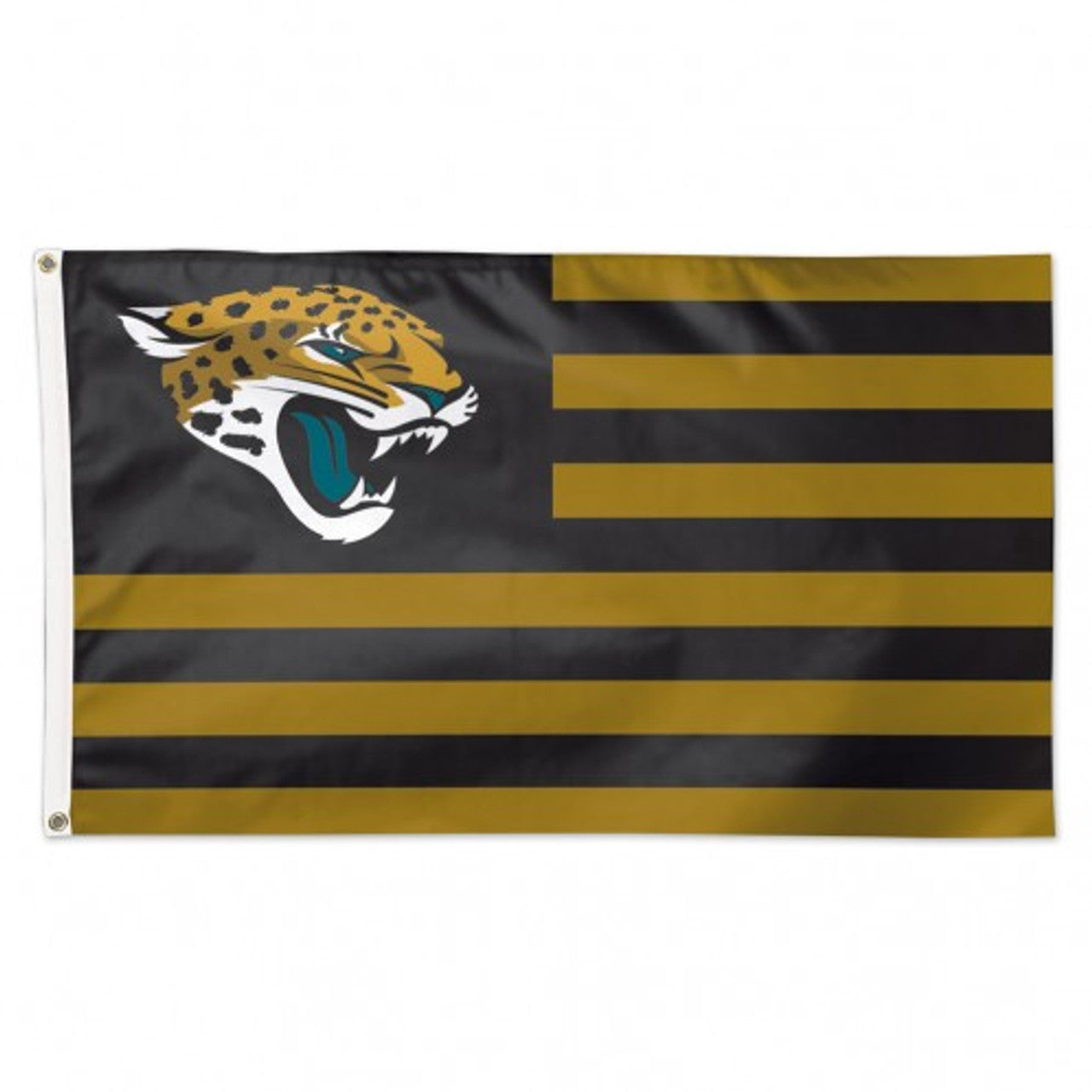 Jacksonville Jaguars Flag 3x5 Deluxe Americana Design - Sports Collectibles, Sports Memorabilia, Sports Fan Shop, Sports Gifts