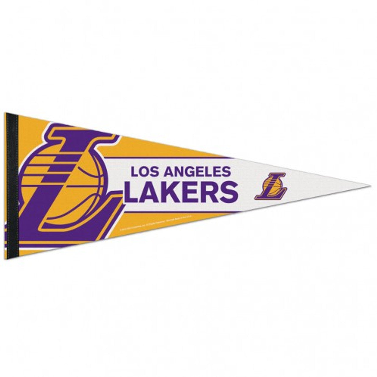 Los Angeles Lakers Pennant 12x30 Premium Style - Sports Collectibles, Sports Memorabilia, Sports Fan Shop, Sports Gifts