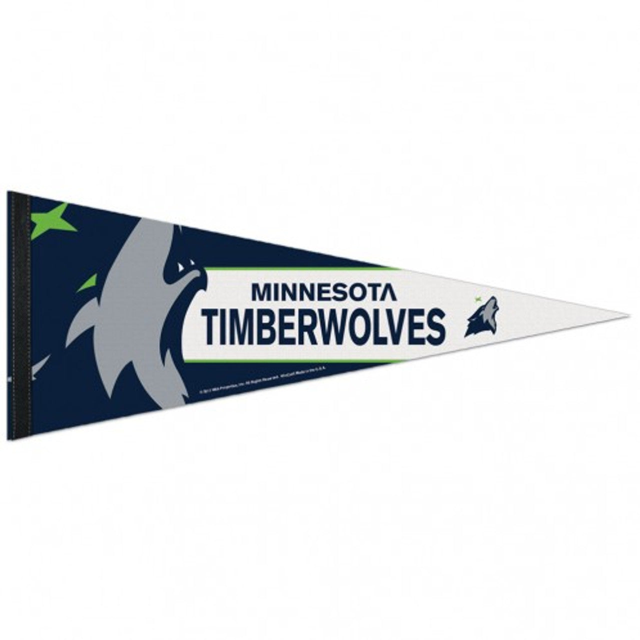 Minnesota Timberwolves Pennant 12x30 Premium Style - Sports Collectibles, Sports Memorabilia, Sports Fan Shop, Sports Gifts