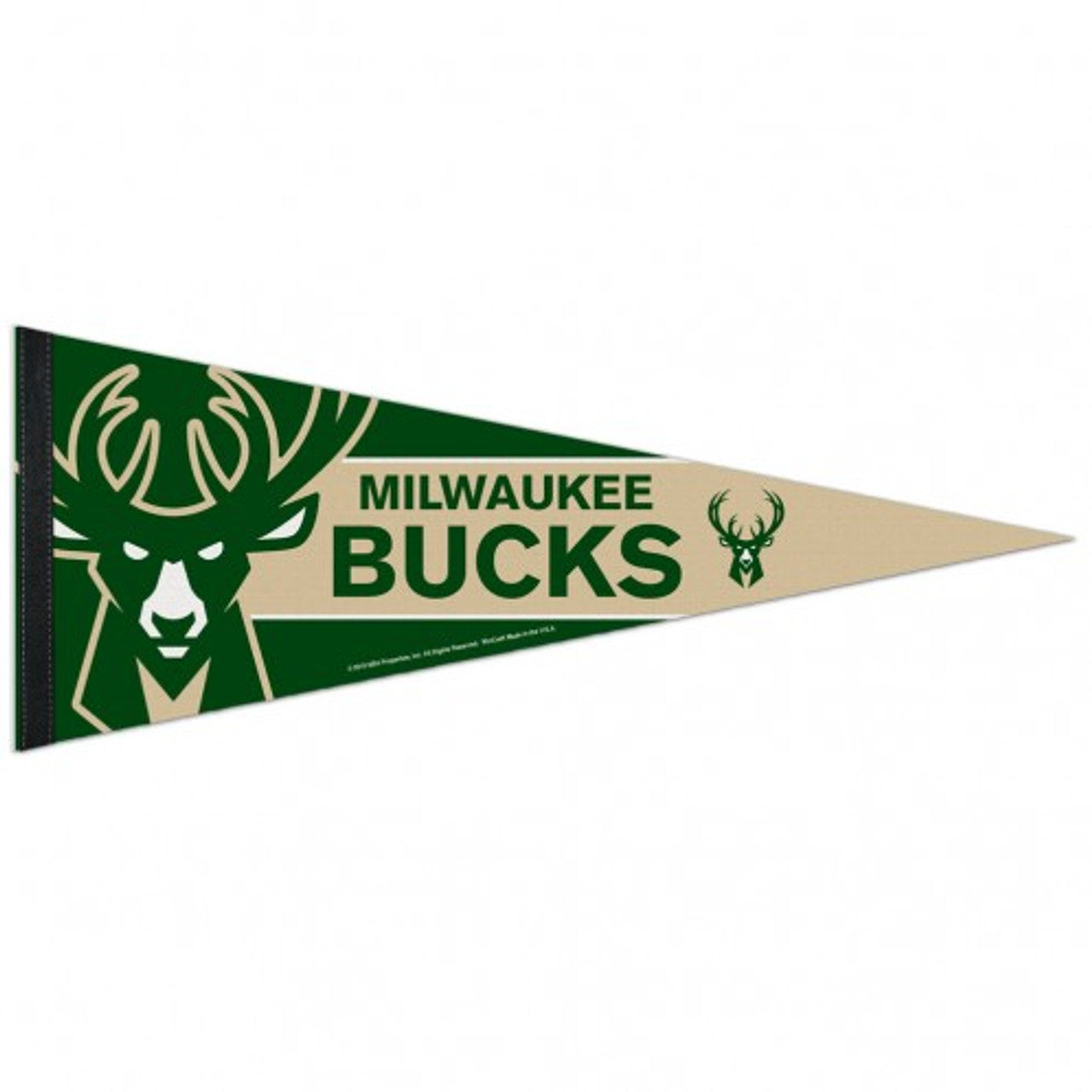 Milwaukee Bucks Pennant 12x30 Premium Style - Sports Collectibles, Sports Memorabilia, Sports Fan Shop, Sports Gifts