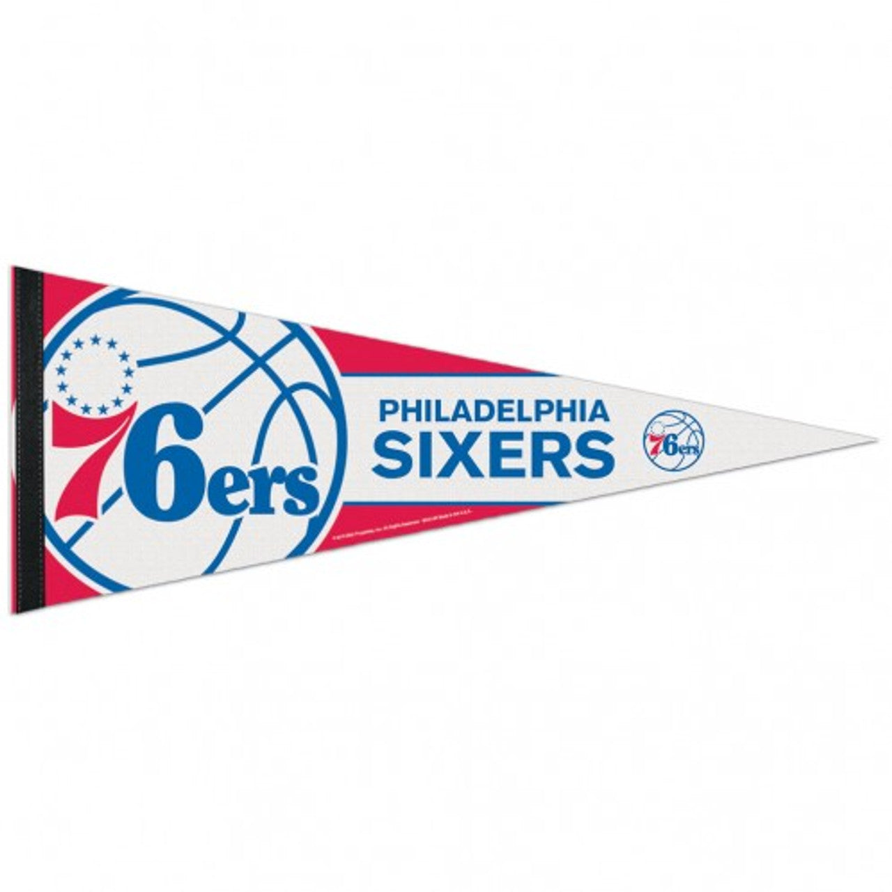 Philadelphia 76ers Pennant 12x30 Premium Style - Sports Collectibles, Sports Memorabilia, Sports Fan Shop, Sports Gifts