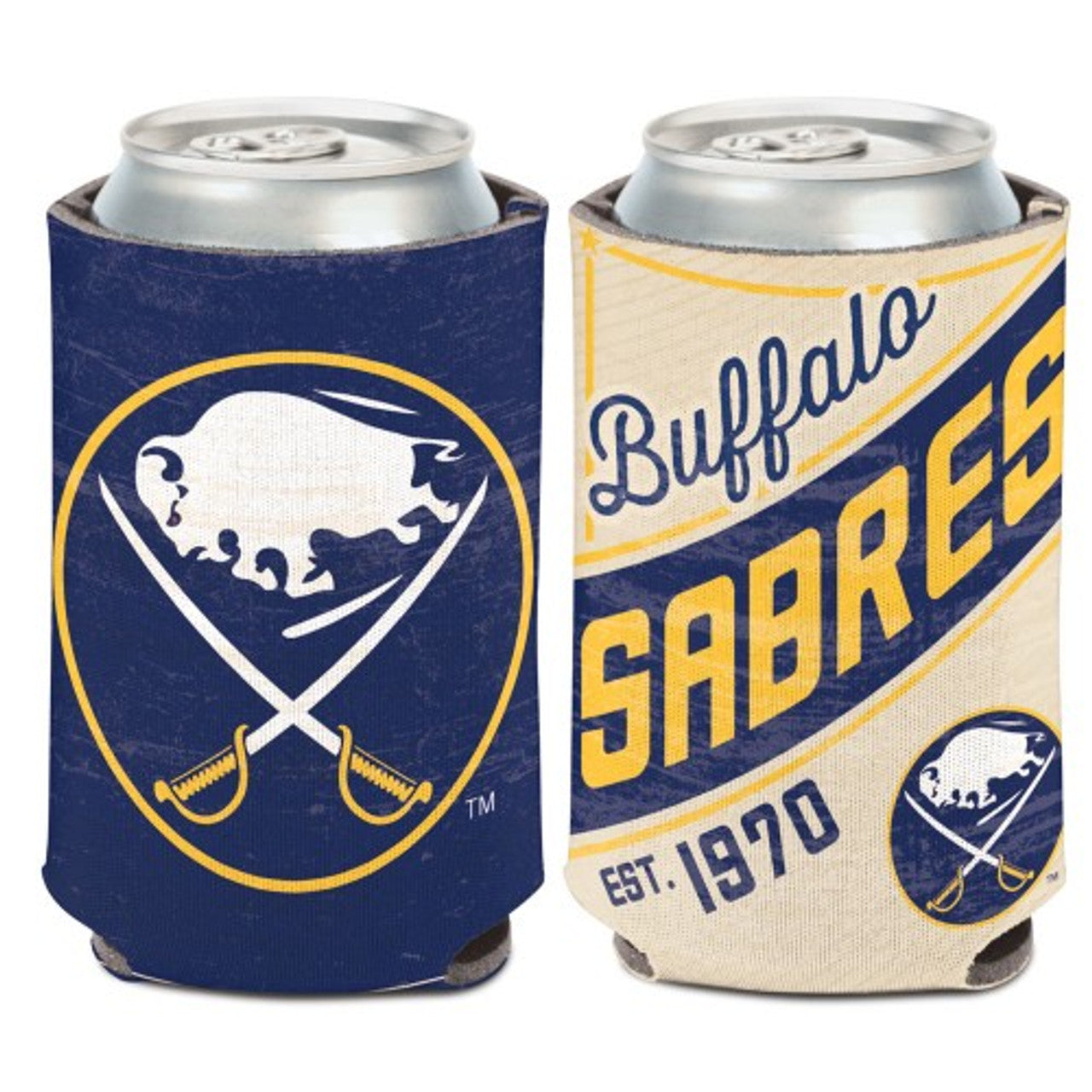 Buffalo Sabres Can Cooler Vintage Design Special Order - Sports Collectibles, Sports Memorabilia, Sports Fan Shop, Sports Gifts