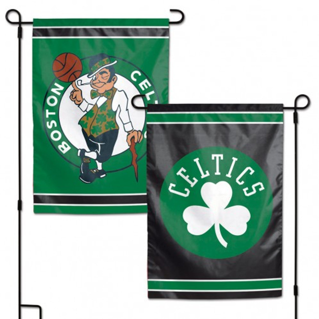 Boston Celtics Flag 12x18 Garden Style 2 Sided - Sports Collectibles, Sports Memorabilia, Sports Fan Shop, Sports Gifts