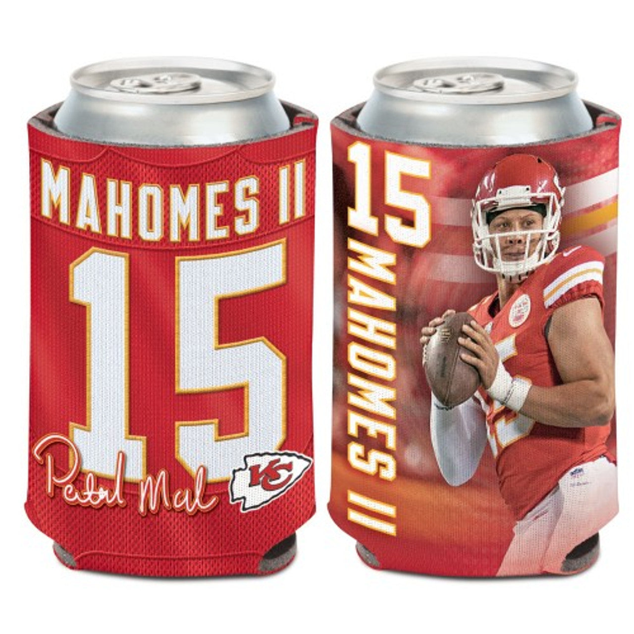 Kansas City Chiefs Can Cooler Patrick Mahomes Action Design - Sports Collectibles, Sports Memorabilia, Sports Fan Shop, Sports Gifts