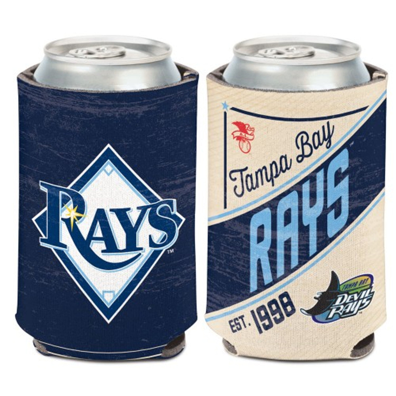 Tampa Bay Rays Can Cooler Vintage Design Special Order - Sports Collectibles, Sports Memorabilia, Sports Fan Shop, Sports Gifts