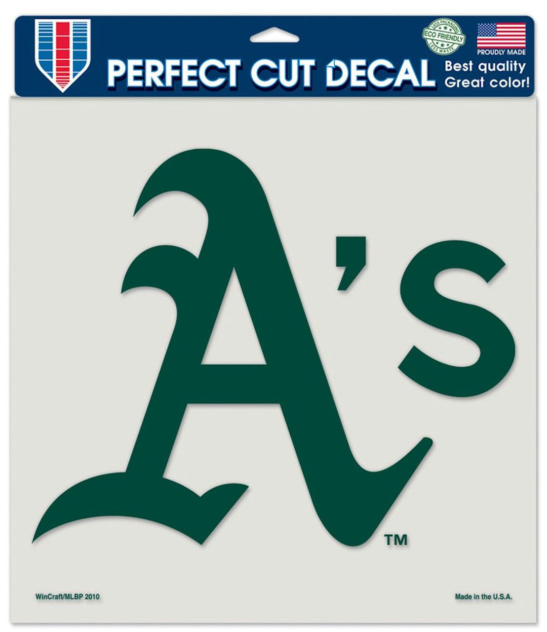 Oakland Athletics Decal 8x8 Die Cut Color - Sports Collectibles, Sports Memorabilia, Sports Fan Shop, Sports Gifts