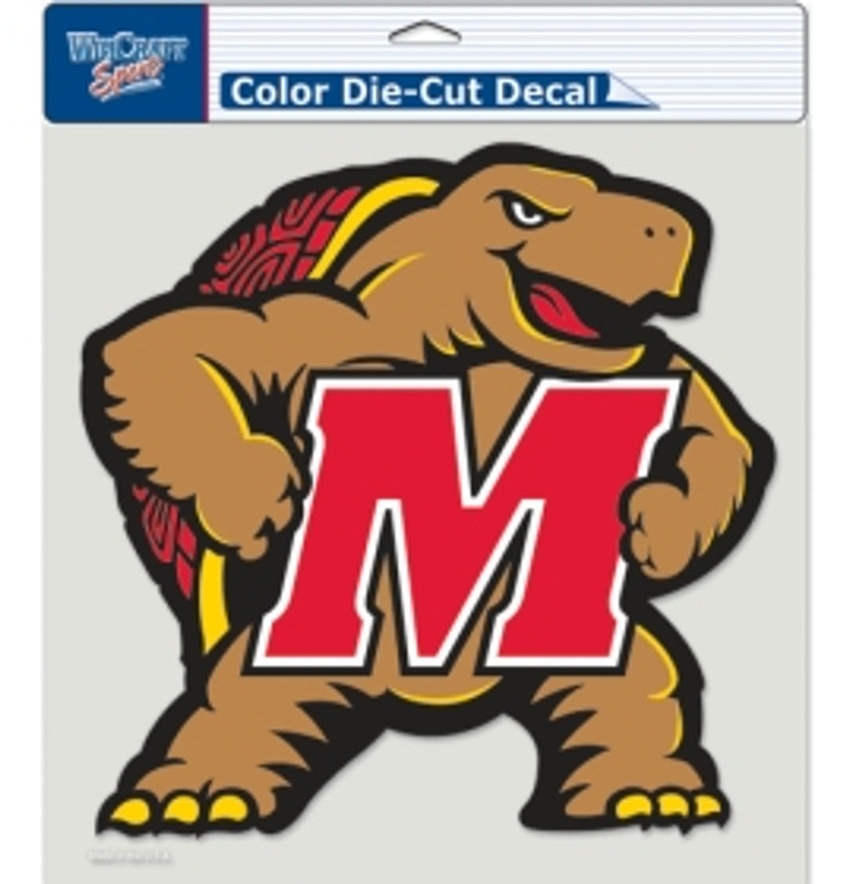Maryland Terrapins Decal 8x8 Perfect Cut Color - Sports Collectibles, Sports Memorabilia, Sports Fan Shop, Sports Gifts