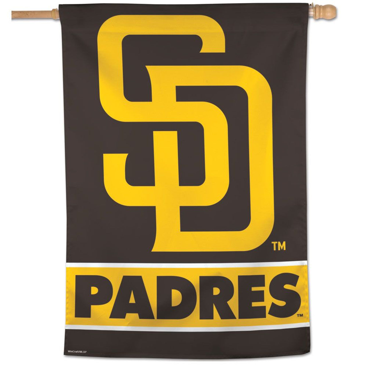 San Diego Padres Banner 28x40 - Sports Collectibles, Sports Memorabilia, Sports Fan Shop, Sports Gifts