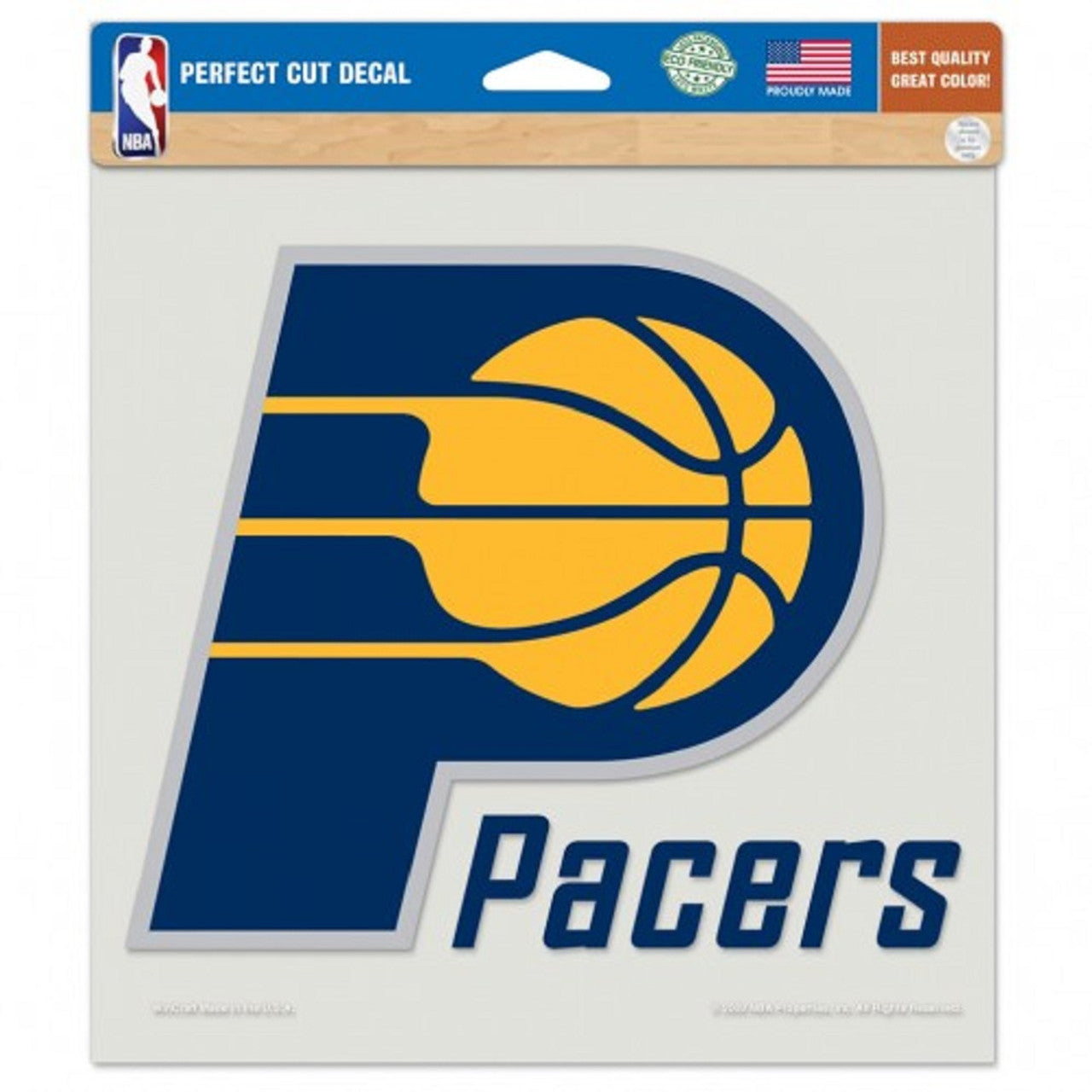 Indiana Pacers Decal 8x8 Die Cut Color - Sports Collectibles, Sports Memorabilia, Sports Fan Shop, Sports Gifts