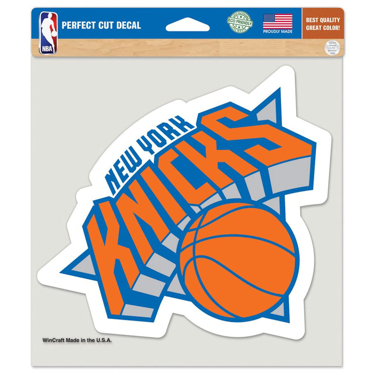 New York Knicks Decal 8x8 Die Cut Color - Sports Collectibles, Sports Memorabilia, Sports Fan Shop, Sports Gifts