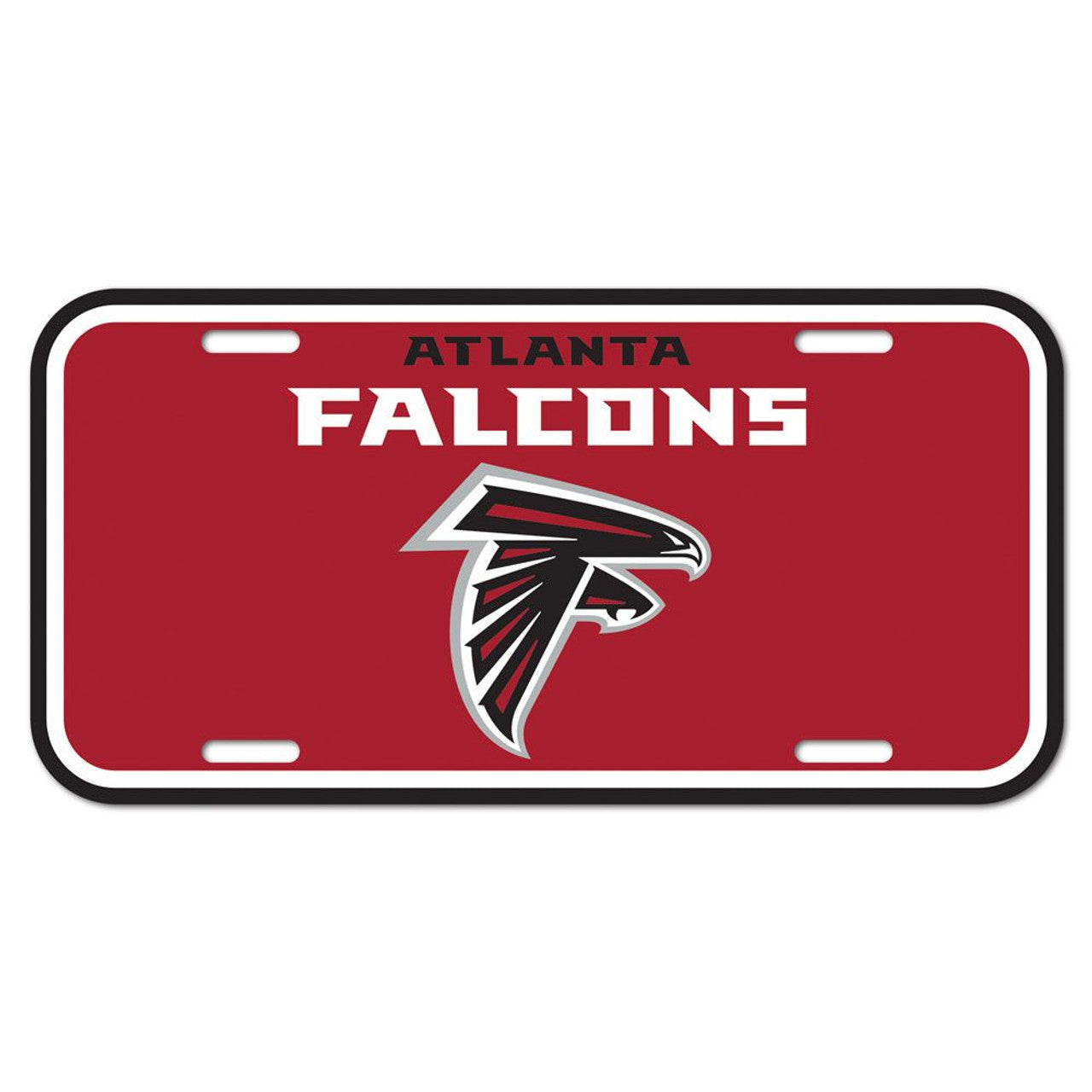 Atlanta Falcons License Plate Plastic - Sports Collectibles, Sports Memorabilia, Sports Fan Shop, Sports Gifts