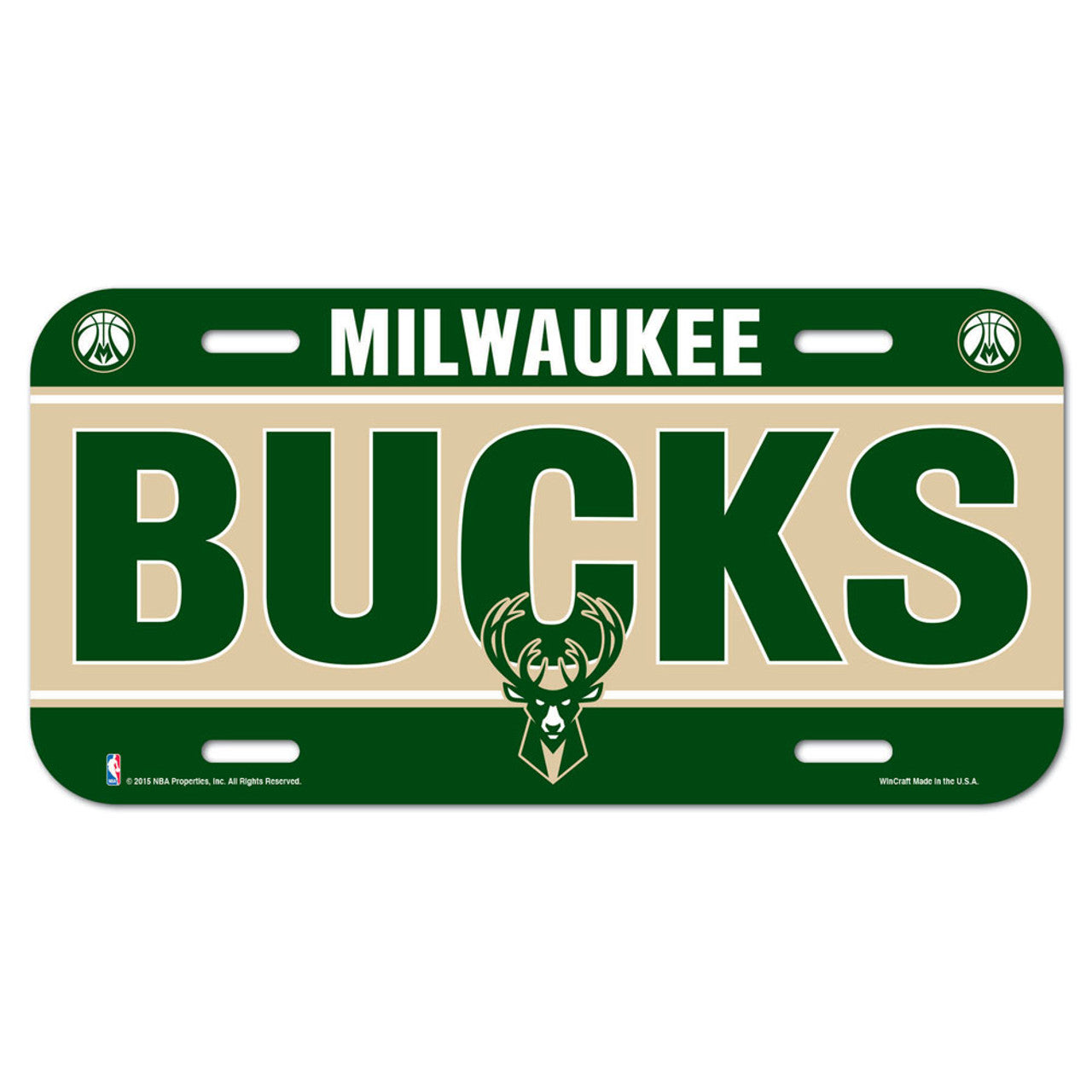 Milwaukee Bucks License Plate - Special Order - Sports Collectibles, Sports Memorabilia, Sports Fan Shop, Sports Gifts
