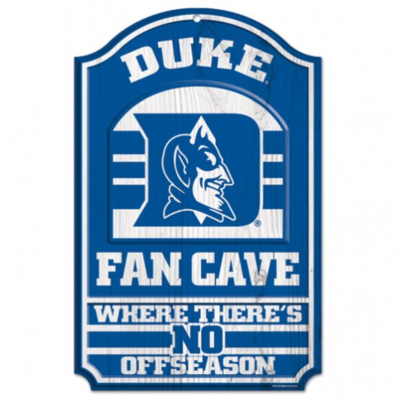 Duke Blue Devils Wood Sign - 11"x17" Fan Cave Design - Sports Collectibles, Sports Memorabilia, Sports Fan Shop, Sports Gifts
