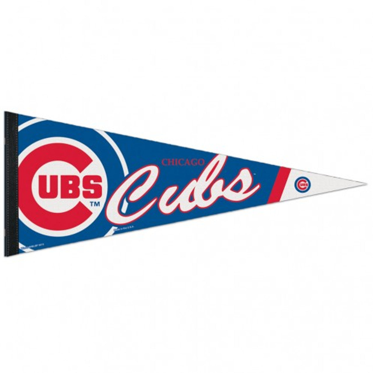 Chicago Cubs Pennant 12x30 Premium Style - Sports Collectibles, Sports Memorabilia, Sports Fan Shop, Sports Gifts