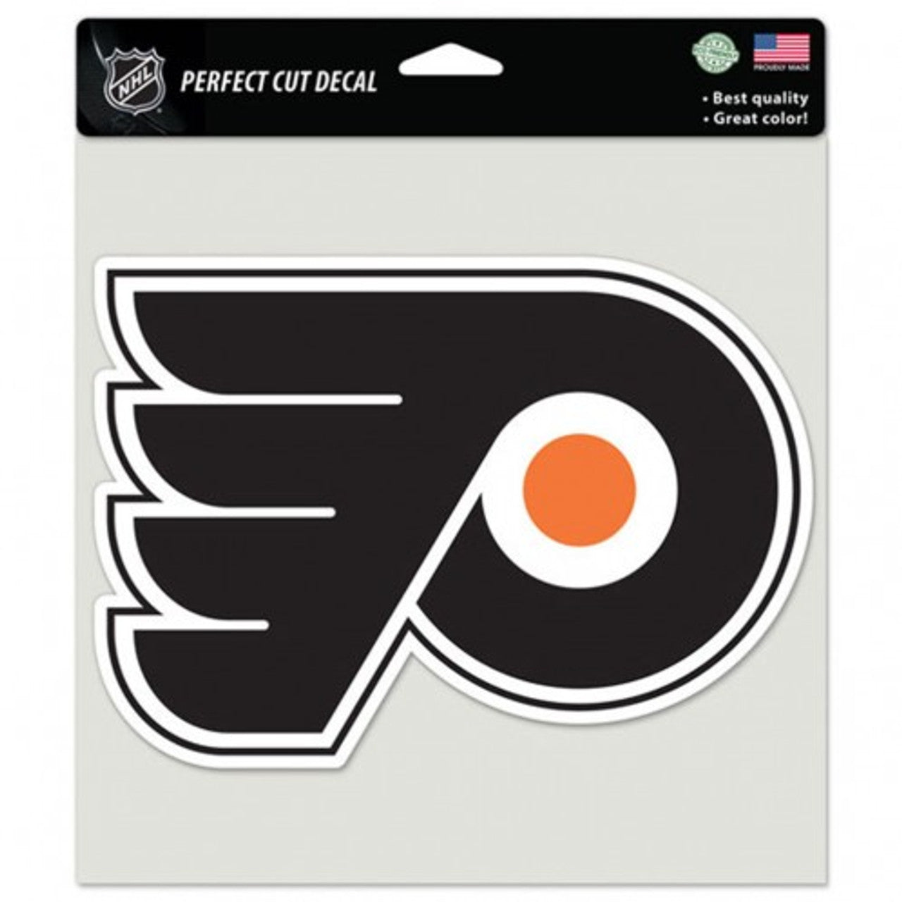 Philadelphia Flyers Decal 8x8 Perfect Cut Color - Sports Collectibles, Sports Memorabilia, Sports Fan Shop, Sports Gifts