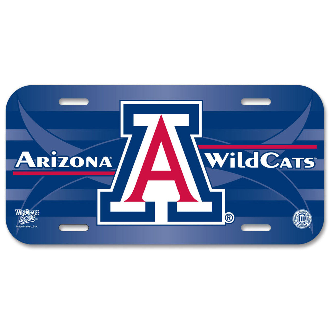 Arizona Wildcats License Plate Plastic - Sports Collectibles, Sports Memorabilia, Sports Fan Shop, Sports Gifts