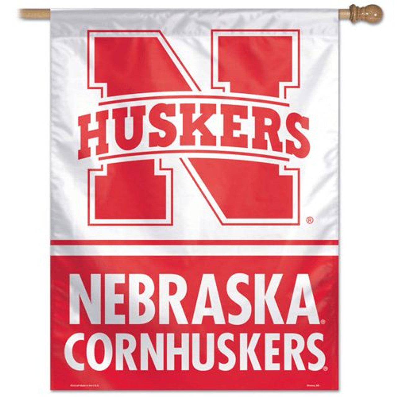 Nebraska Cornhuskers Banner 28x40 Vertical - Sports Collectibles, Sports Memorabilia, Sports Fan Shop, Sports Gifts