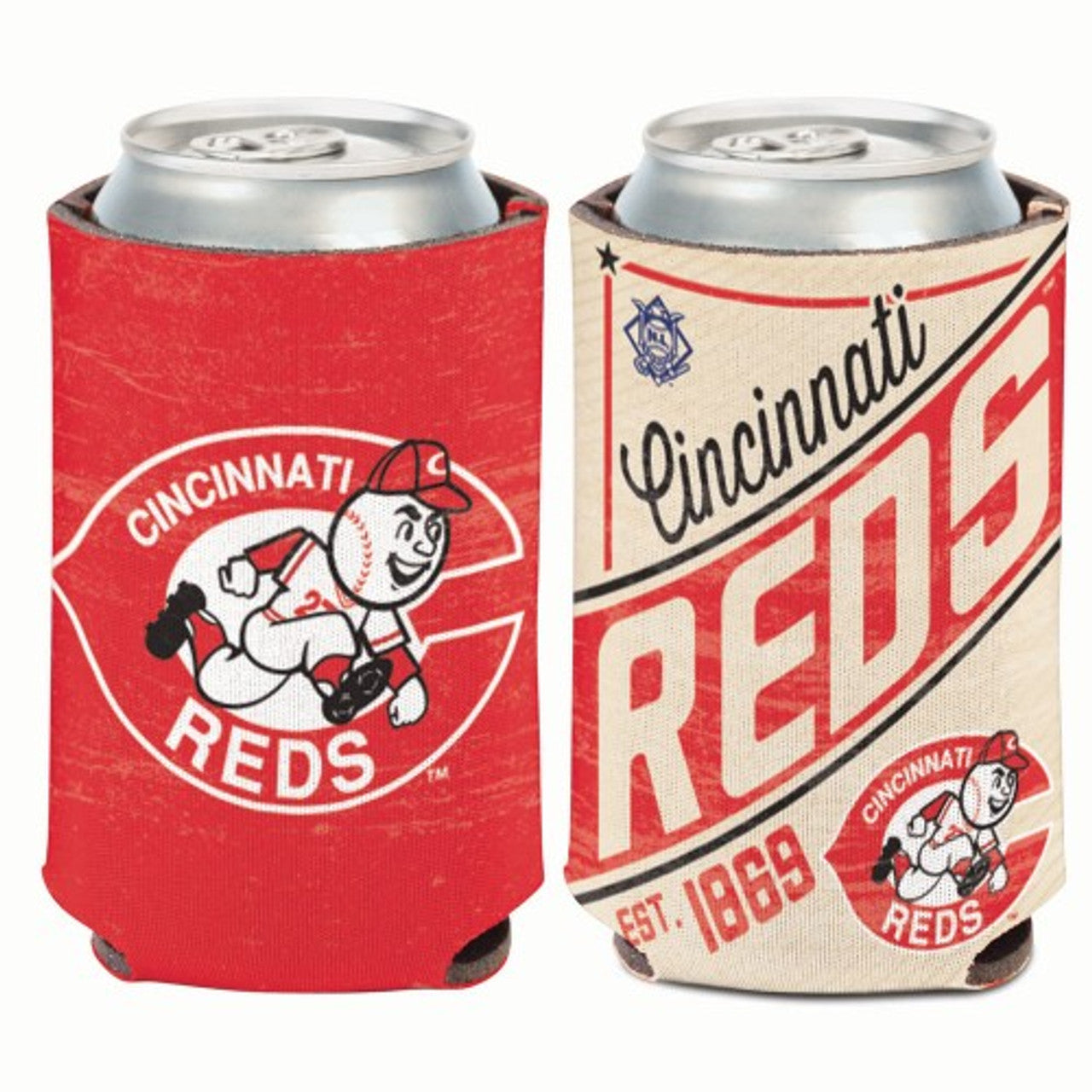 Cincinnati Reds Can Cooler Vintage Design Special Order - Sports Collectibles, Sports Memorabilia, Sports Fan Shop, Sports Gifts