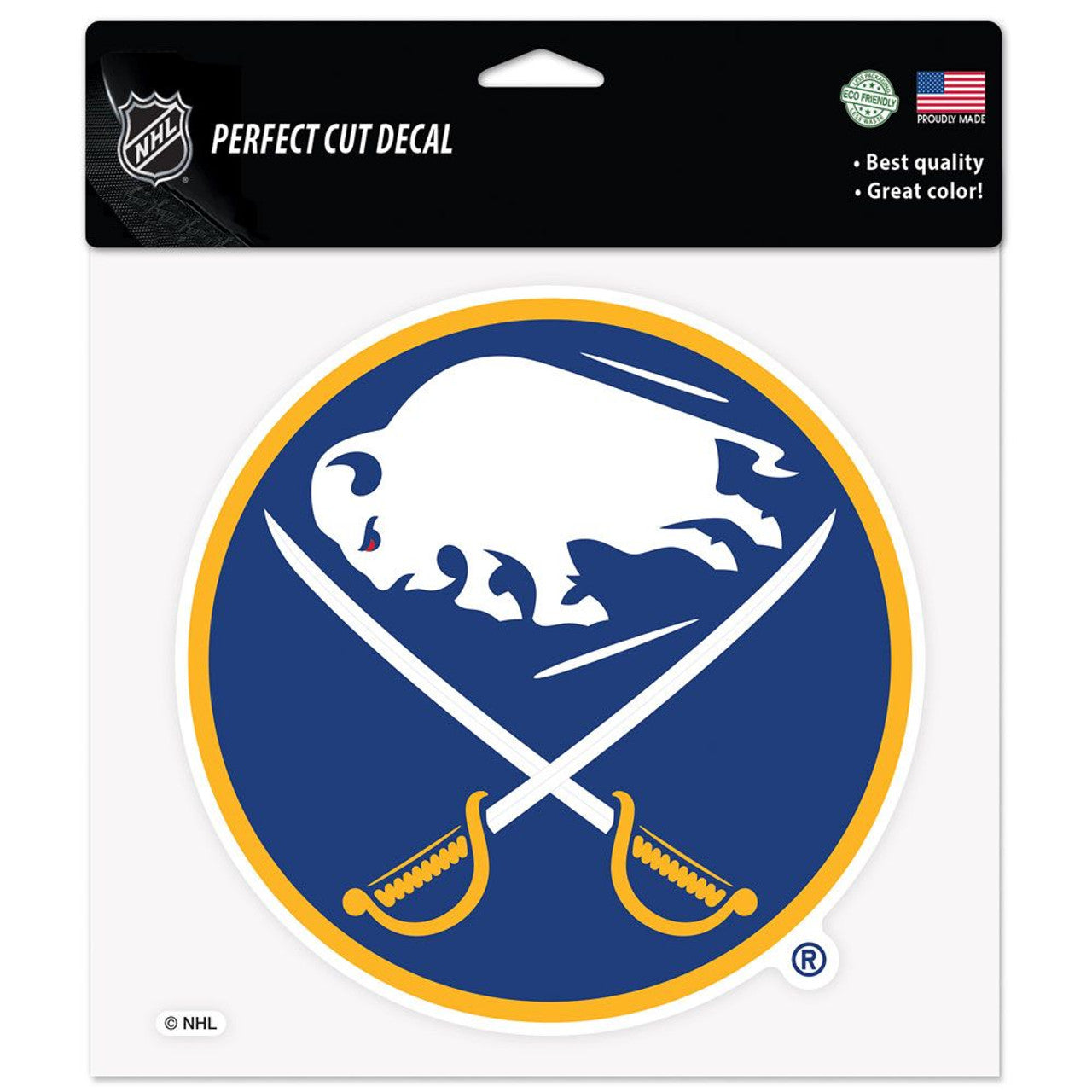 Buffalo Sabres Decal 8x8 Die Cut Color - Sports Collectibles, Sports Memorabilia, Sports Fan Shop, Sports Gifts