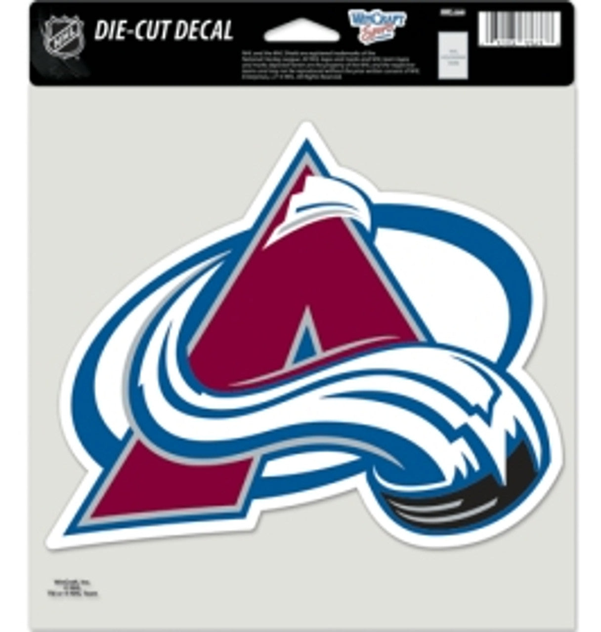Colorado Avalanche Decal 8x8 Die Cut Color - Sports Collectibles, Sports Memorabilia, Sports Fan Shop, Sports Gifts