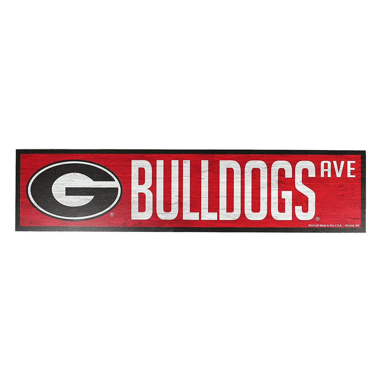 Georgia Bulldogs Sign 4x17 Wood Avenue Design - Sports Collectibles, Sports Memorabilia, Sports Fan Shop, Sports Gifts