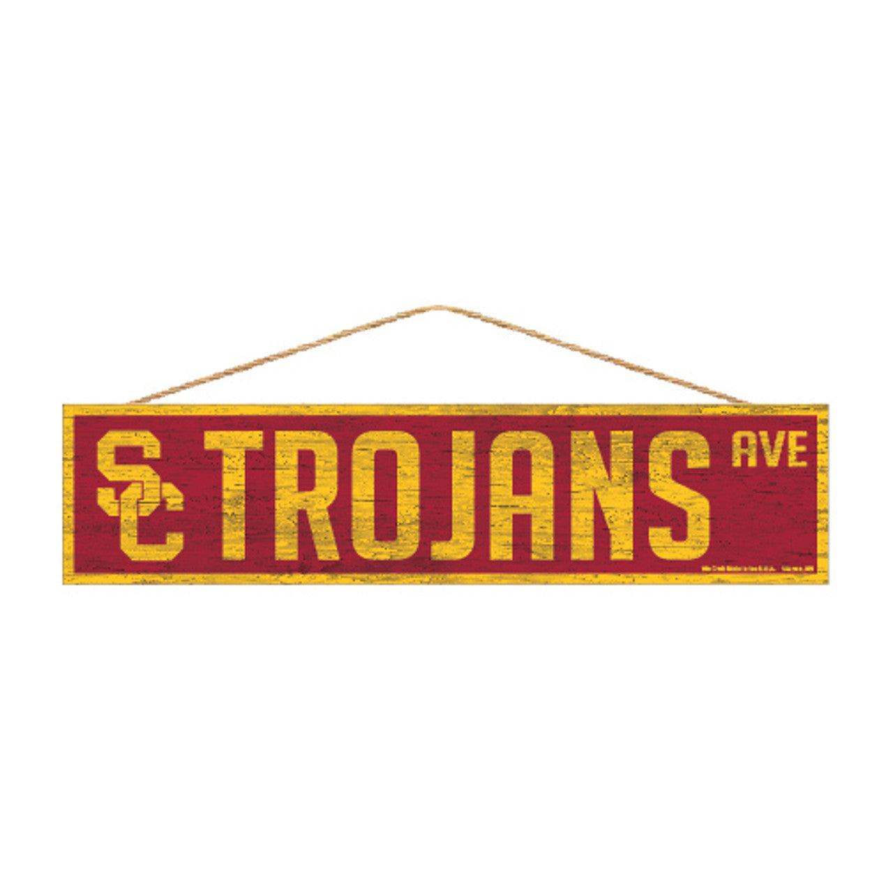 USC Trojans Sign 4x17 Wood Avenue Design - Sports Collectibles, Sports Memorabilia, Sports Fan Shop, Sports Gifts