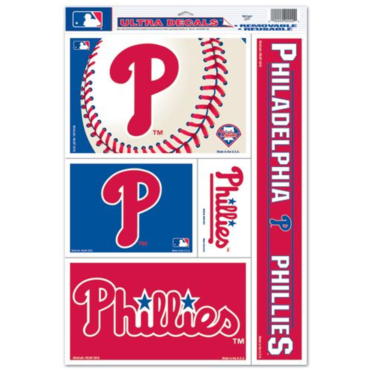 Philadelphia Phillies Decal 11x17 Ultra - Special Order - Sports Collectibles, Sports Memorabilia, Sports Fan Shop, Sports Gifts