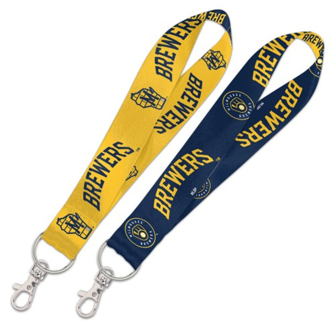 Milwaukee Brewers Key Strap 1 Inch - Special Order - Sports Collectibles, Sports Memorabilia, Sports Fan Shop, Sports Gifts