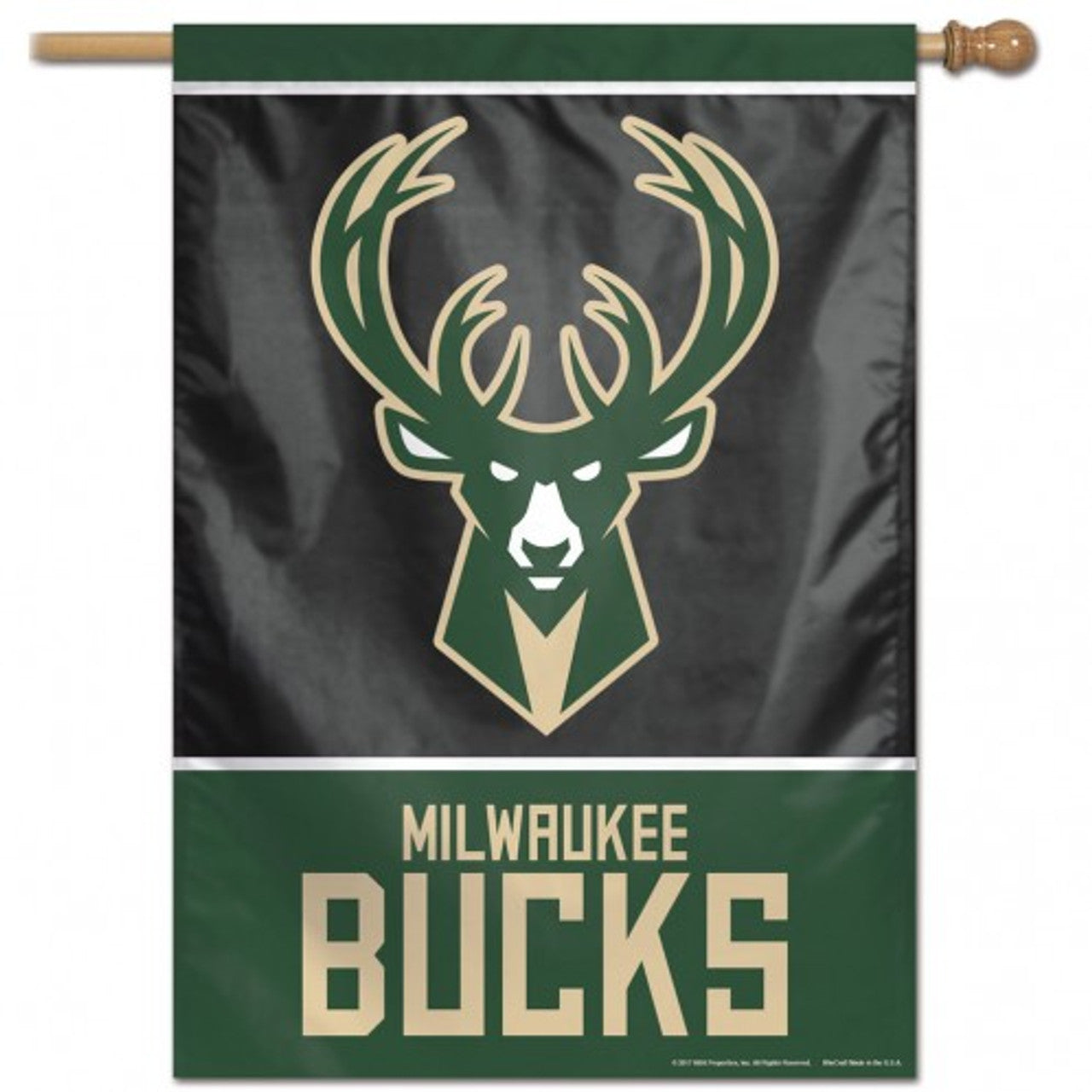 Milwaukee Bucks Banner 28x40 Vertical - Special Order - Sports Collectibles, Sports Memorabilia, Sports Fan Shop, Sports Gifts