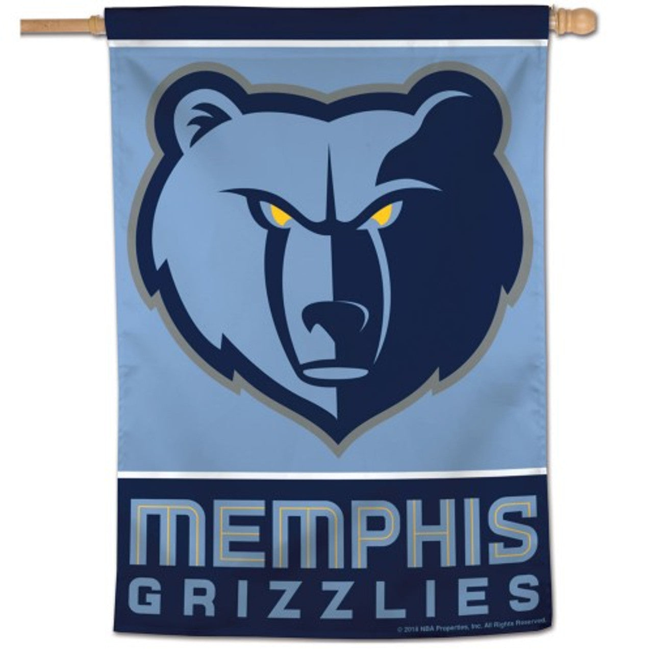 Memphis Grizzlies Banner 28x40 Vertical - Sports Collectibles, Sports Memorabilia, Sports Fan Shop, Sports Gifts