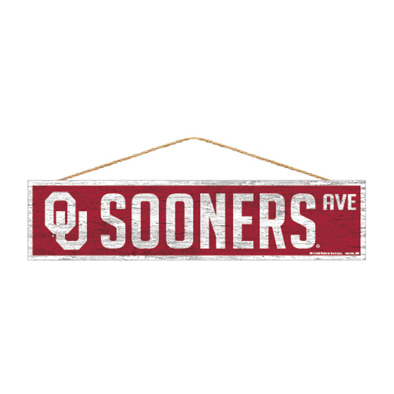 Oklahoma Sooners Sign 4x17 Wood Avenue Design - Sports Collectibles, Sports Memorabilia, Sports Fan Shop, Sports Gifts